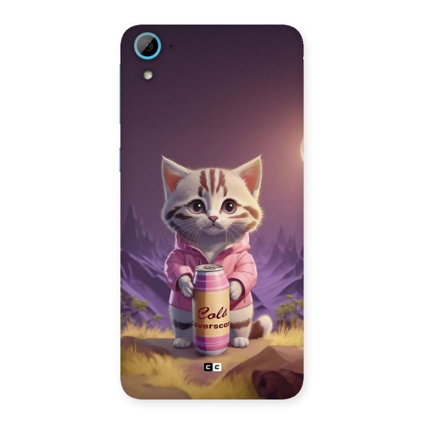 Cat Holding Can Back Case for Desire 826