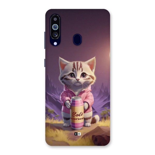 Cat Holding Can Back Case for Galaxy M40