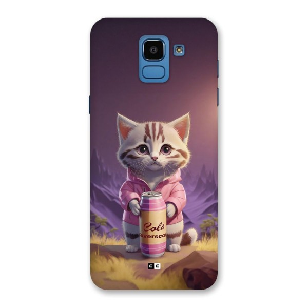 Cat Holding Can Back Case for Galaxy On6