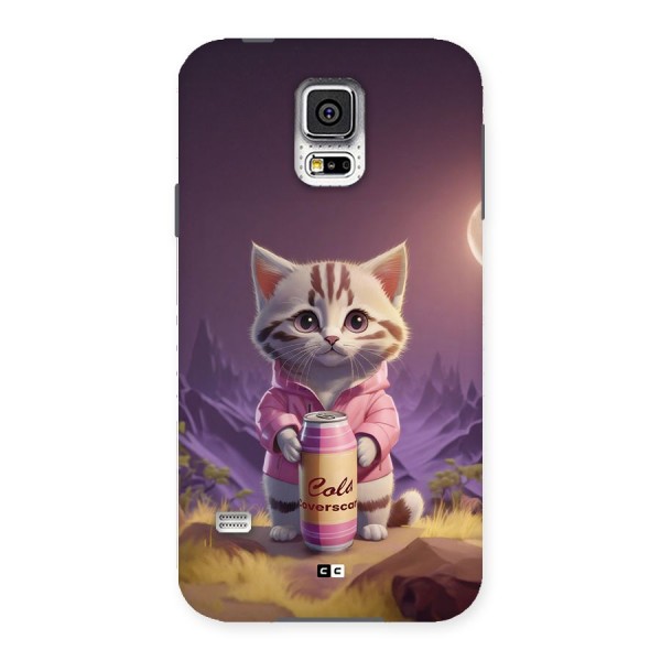 Cat Holding Can Back Case for Galaxy S5