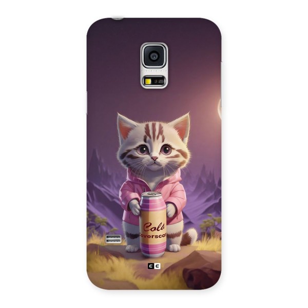 Cat Holding Can Back Case for Galaxy S5 Mini