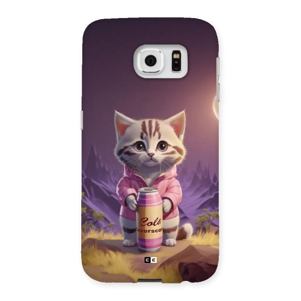 Cat Holding Can Back Case for Galaxy S6