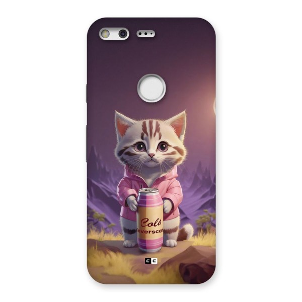Cat Holding Can Back Case for Google Pixel