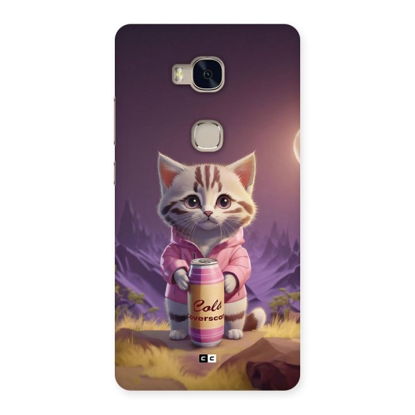 Cat Holding Can Back Case for Honor 5X