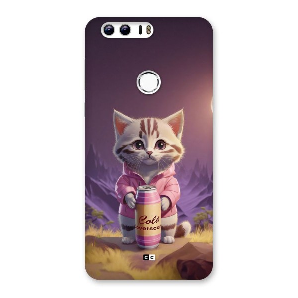 Cat Holding Can Back Case for Honor 8