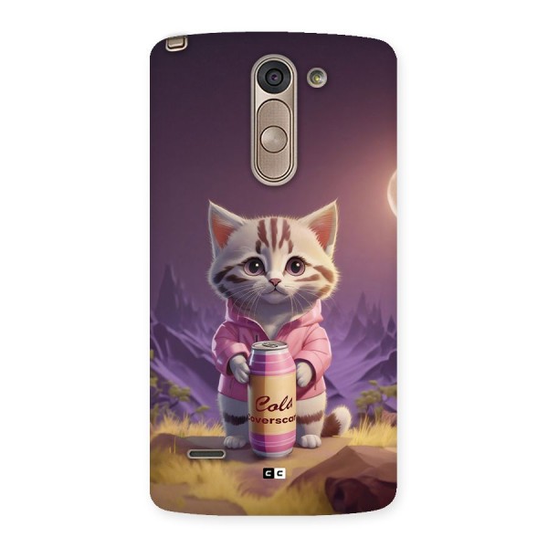 Cat Holding Can Back Case for LG G3 Stylus