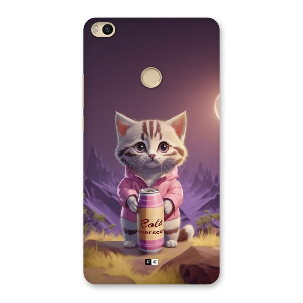 Cat Holding Can Back Case for Mi Max 2