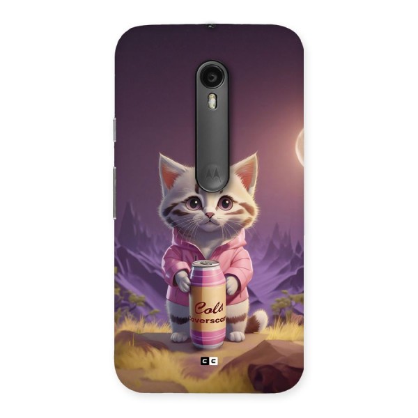 Cat Holding Can Back Case for Moto G3