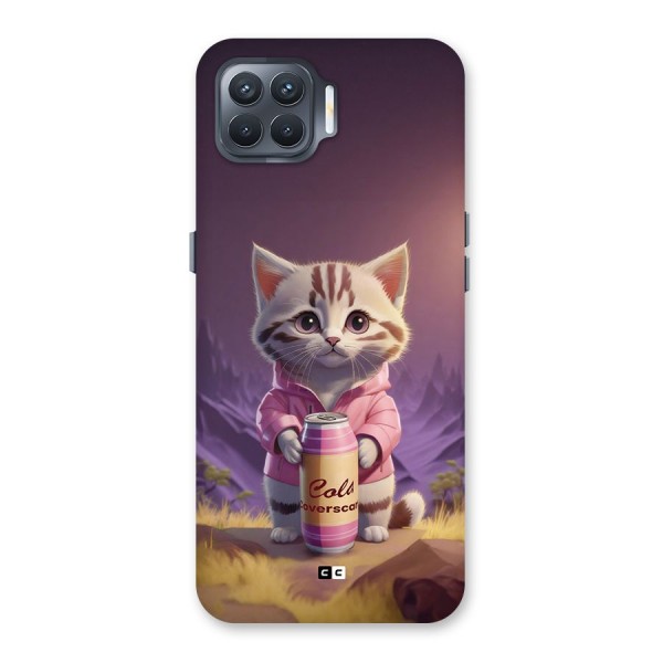 Cat Holding Can Back Case for Oppo F17 Pro