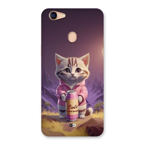 Cat Holding Can Back Case for Oppo F5 Youth