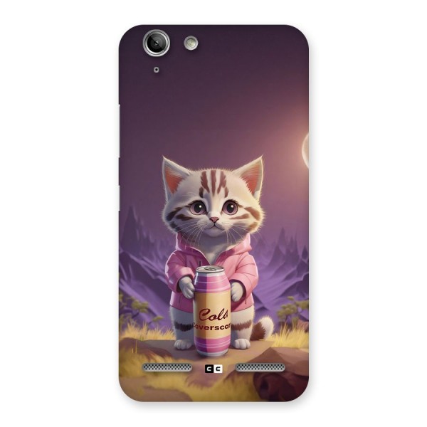 Cat Holding Can Back Case for Vibe K5 Plus