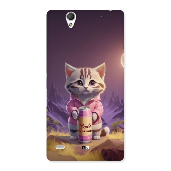 Cat Holding Can Back Case for Xperia C4