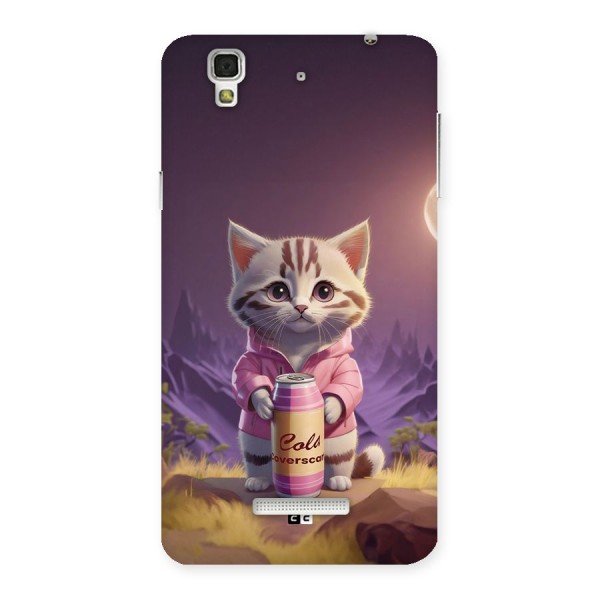 Cat Holding Can Back Case for Yureka