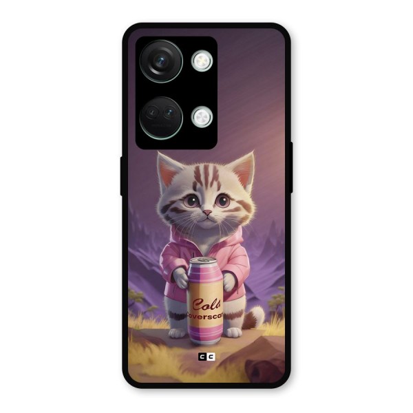 Cat Holding Can Metal Back Case for OnePlus Nord 3