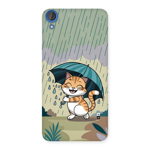 Cat In Rain Back Case for Desire 820