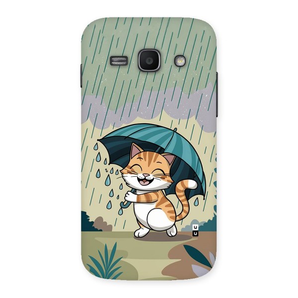 Cat In Rain Back Case for Galaxy Ace3