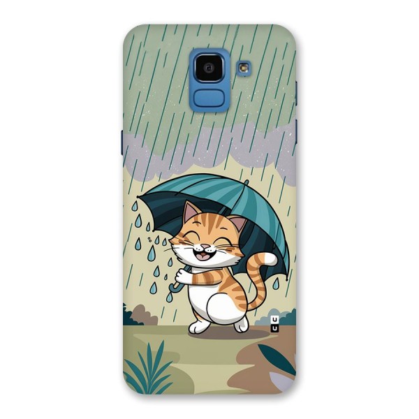 Cat In Rain Back Case for Galaxy On6