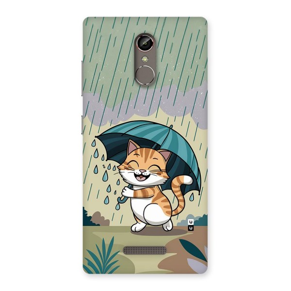 Cat In Rain Back Case for Gionee S6s