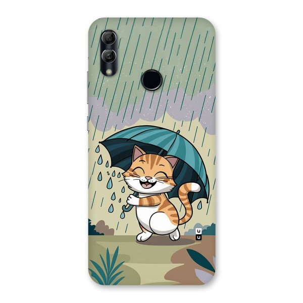 Cat In Rain Back Case for Honor 10 Lite