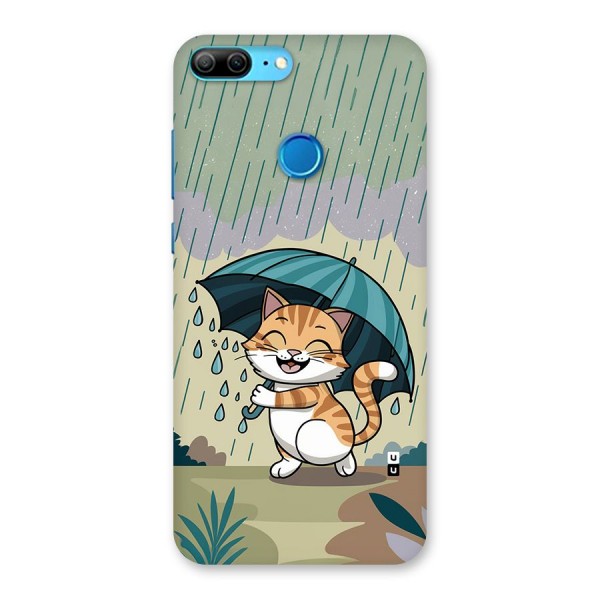 Cat In Rain Back Case for Honor 9 Lite