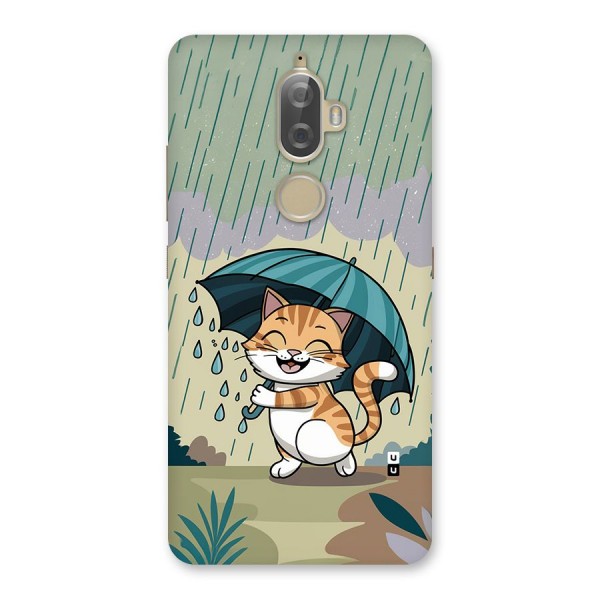 Cat In Rain Back Case for Lenovo K8 Plus
