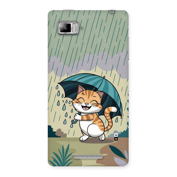 Cat In Rain Back Case for Lenovo Vibe Z K910