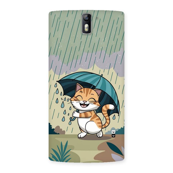 Cat In Rain Back Case for OnePlus One