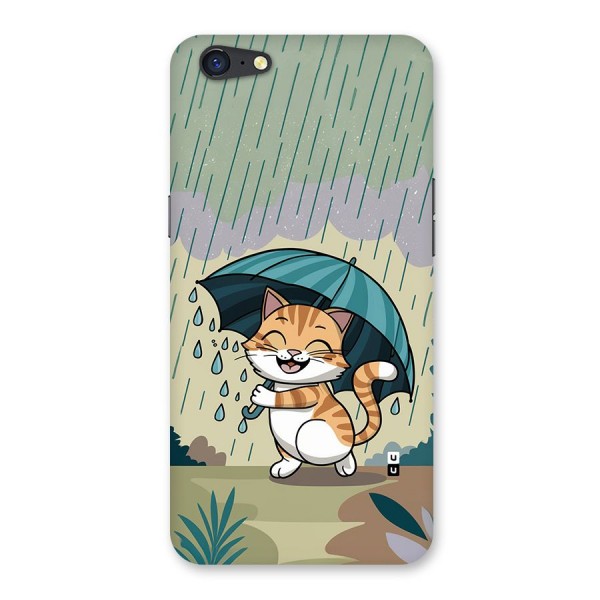 Cat In Rain Back Case for Oppo A71