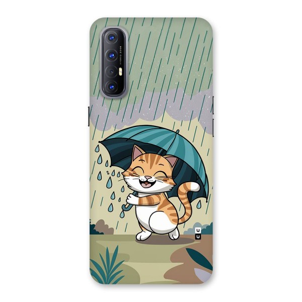 Cat In Rain Back Case for Oppo Reno3 Pro