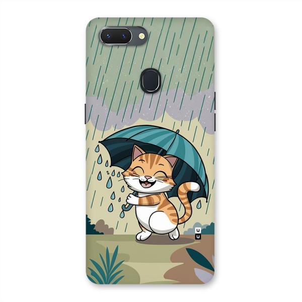 Cat In Rain Back Case for Realme 2