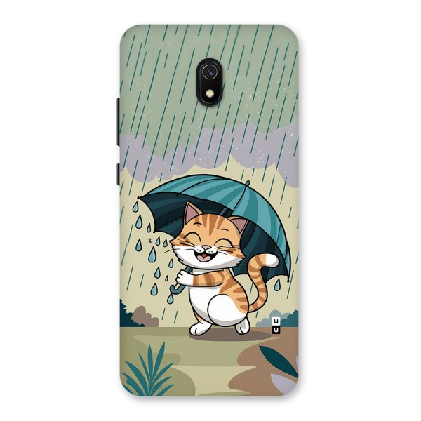 Cat In Rain Back Case for Redmi 8A