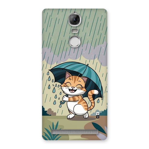 Cat In Rain Back Case for Vibe K5 Note
