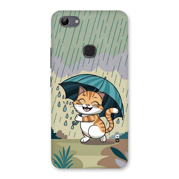 Cat In Rain Back Case for Vivo Y81