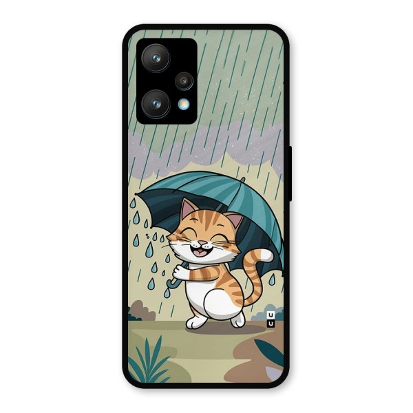 Cat In Rain Metal Back Case for Realme 9 Pro Plus 5G