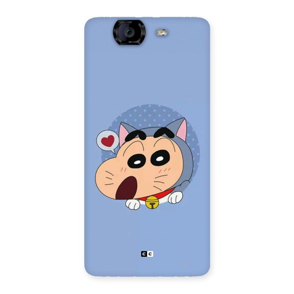 Cat Shinchan Back Case for Canvas Knight A350