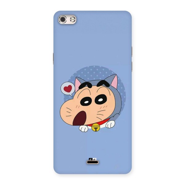 Cat Shinchan Back Case for Canvas Silver 5