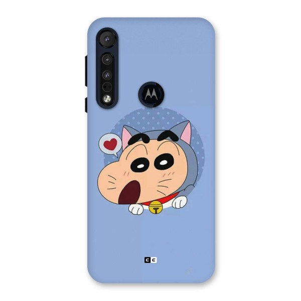 Cat Shinchan Back Case for Motorola One Macro