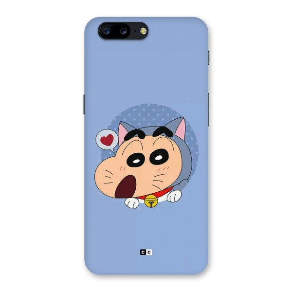 Cat Shinchan Back Case for OnePlus 5
