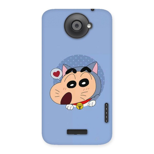Cat Shinchan Back Case for One X