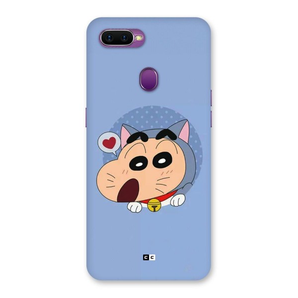 Cat Shinchan Back Case for Oppo F9