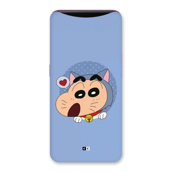 Cat Shinchan Back Case for Oppo Find X