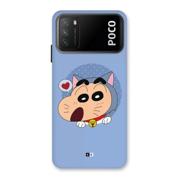 Cat Shinchan Back Case for Poco M3