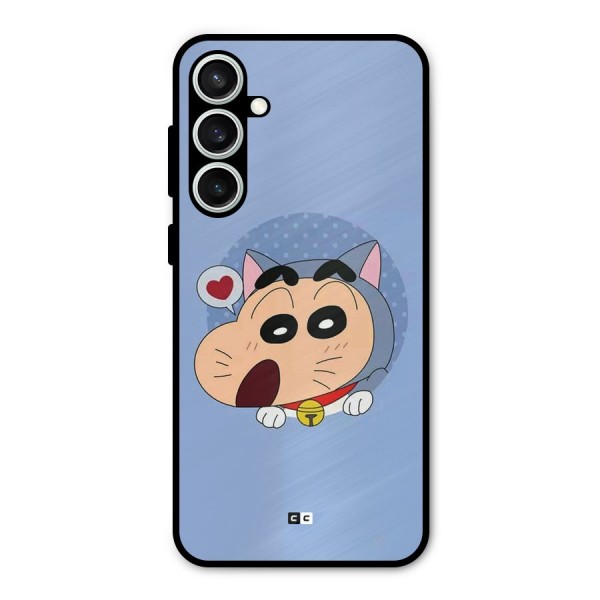Cat Shinchan Metal Back Case for Galaxy S23 FE