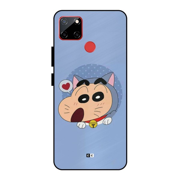 Cat Shinchan Metal Back Case for Realme C12