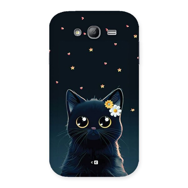Cat With Flowers Back Case for Galaxy Grand Neo Plus