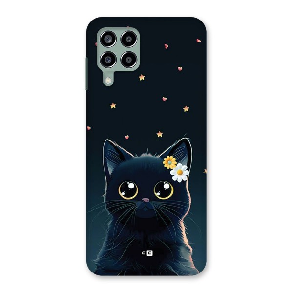 Cat With Flowers Back Case for Galaxy M33