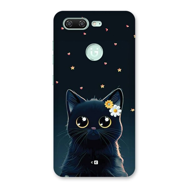 Cat With Flowers Back Case for Gionee S10
