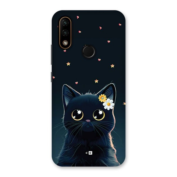 Cat With Flowers Back Case for Lenovo A6 Note