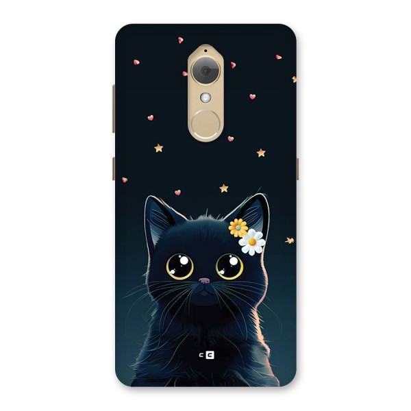 Cat With Flowers Back Case for Lenovo K8
