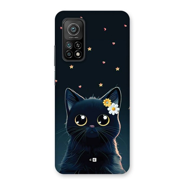 Cat With Flowers Back Case for Mi 10T 5G